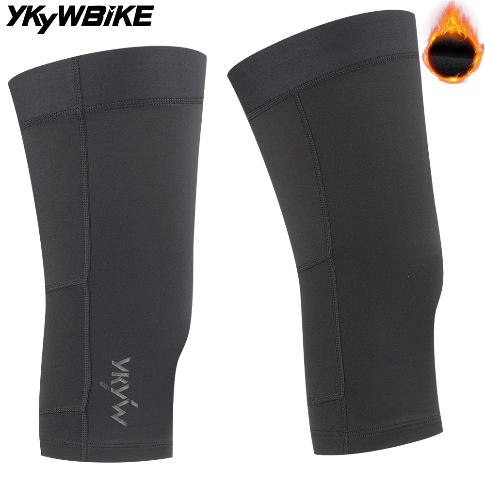 Compression Knee Sleeve - YKYWBIKE Winter Radfahren Kniewärmer Kurzer Beinschutz