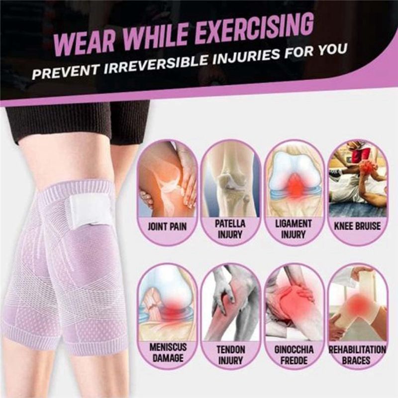 Compression Knee Sleeve - POPULAR-2 PCS Sports Unisex-Knieschoner, Meniskusschoner, Knie-Kompressionsmanschette,