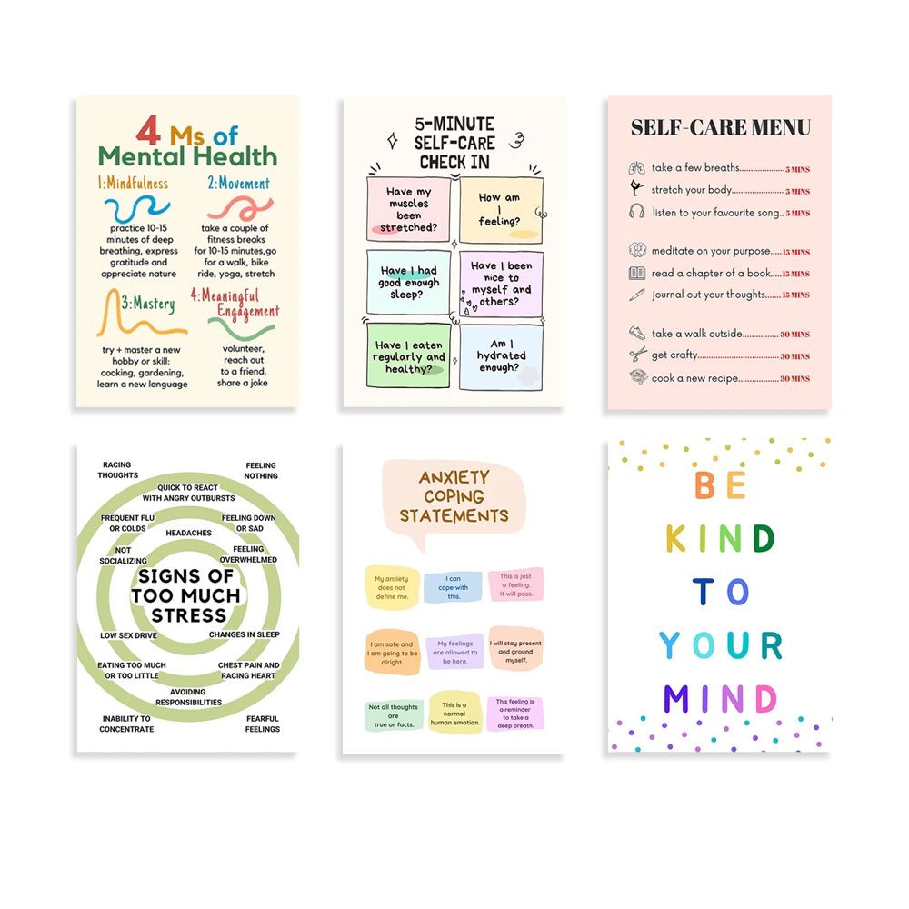 Self Care Check In Poster, Men – Health Wellness Office Bewertung und Preis